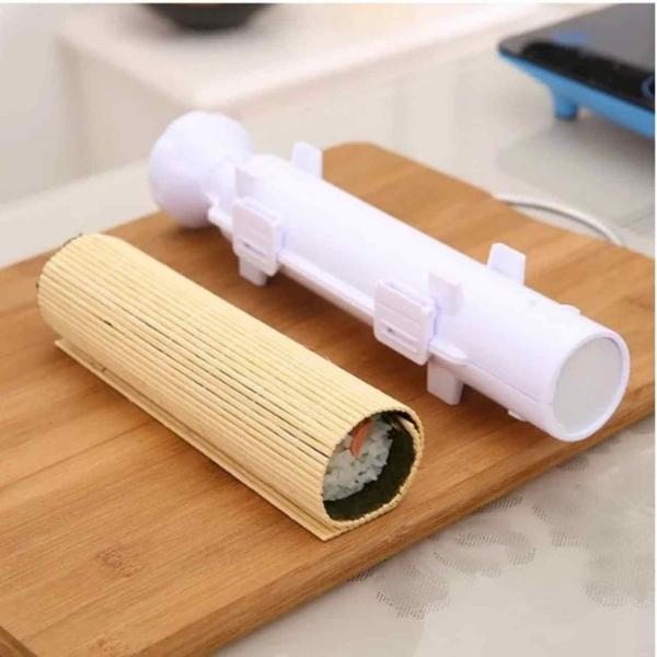 Imagem de Máquina Molde Para Fazer Sushi Em Casa Forma De Arroz Rolo Japonesa Sushi Maker Roll Prático Fácil