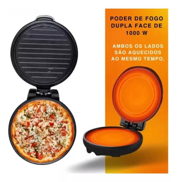 Imagem de Maquina Panela Grill Elétrico Fer Pizza Churrasco Legumes