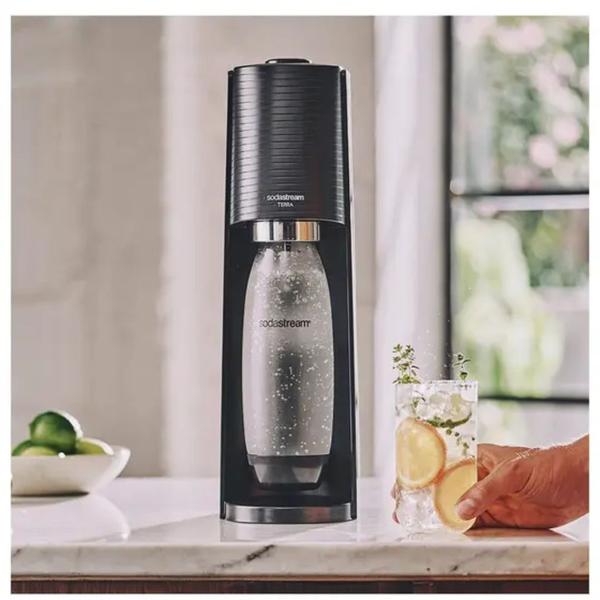 Imagem de Máquina Para Gaseificar Água com gás Terra Sodastream Cor Preto