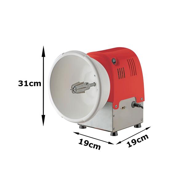 Imagem de Máquina Para Ralar Coco Raspador Ralador Cocada Elétrico Bivolt Vermelho