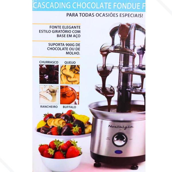 Imagem de Máquina Torre Cascata Chocolate Quente 4 Andares 220v