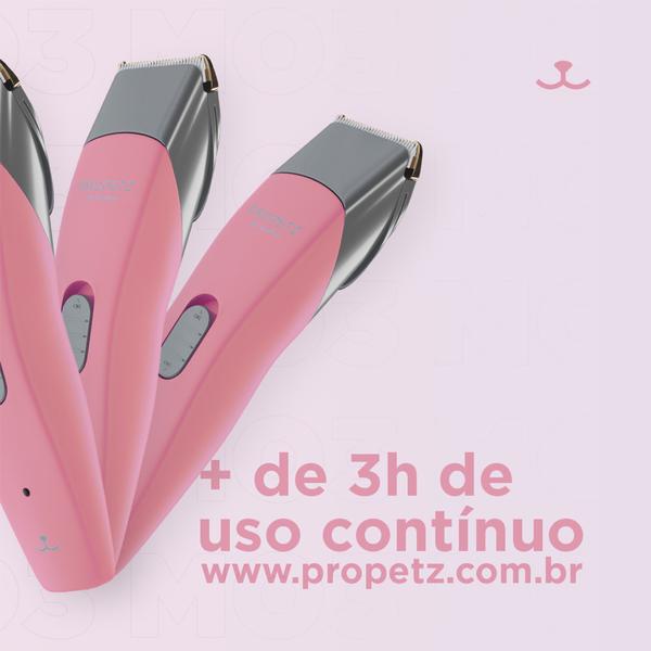 Imagem de Máquina Tosa Propetz Mo3 Pink, Bivolt, Banho e Tosa, Pet Shop