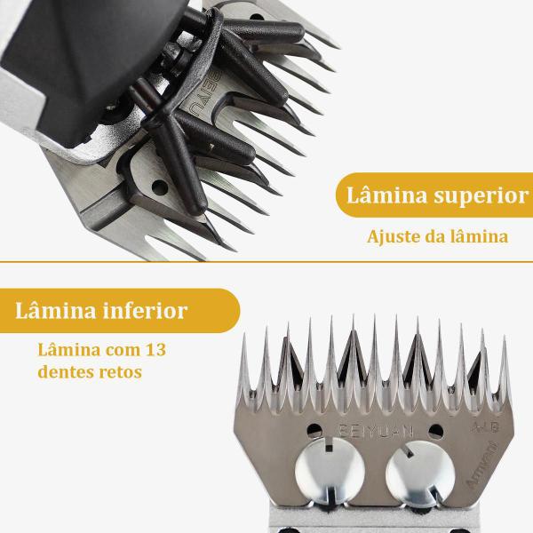 Imagem de Máquina Tosar Tosquiadeira 1000W Carneiro Ovino Ovelha 220V