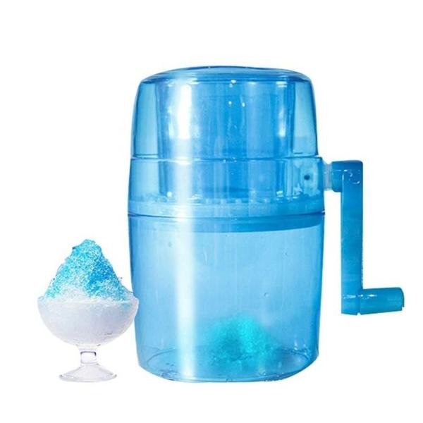 Imagem de Maquina triturador de gelo liquidificador manual raspadinha raspador picador com manivela portatil