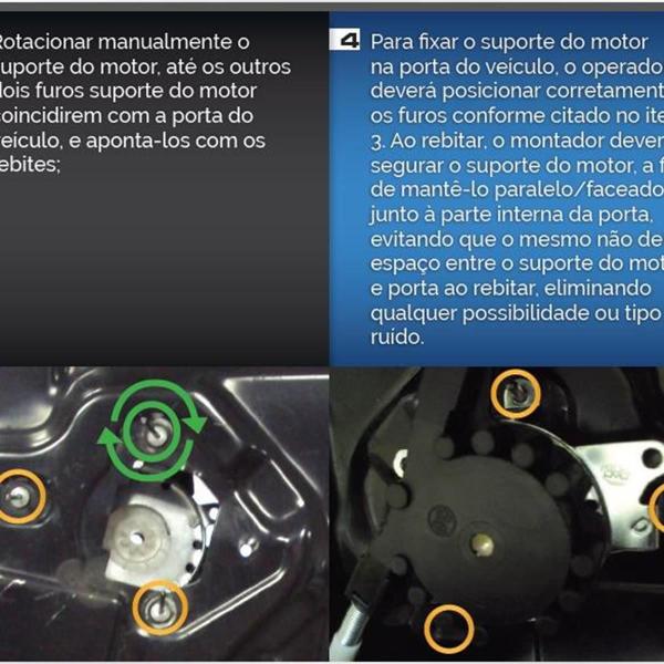 Imagem de Maquina Vidro Elétrica Traseira Ld Fox Após 2003 4P Sem Motor Fix Original