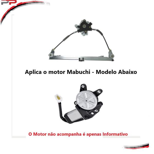 Imagem de Máquina Vidro Elétrico S/Motor Esq Symbol 99-16 4pt - Mab