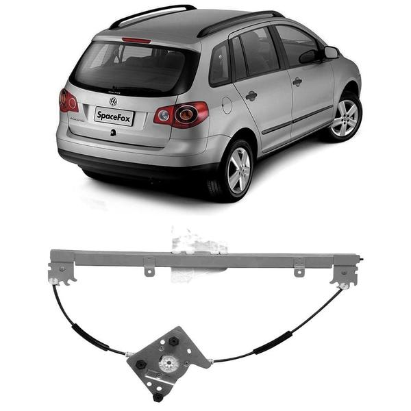 Imagem de Máquina Vidro Elétrico Sem Motor Fox Crossfox 4P Traseiro LD