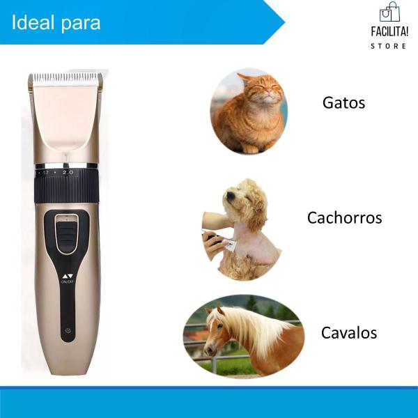 Imagem de Máquininha De Tosar Pets Profissional Para Pet/Shop Cães