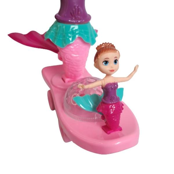Maravilha Musical Boneca Sereia no Skate em Ação - TOYKING Imagem de Maravilha Musical Boneca Sereia no Skate em Ação