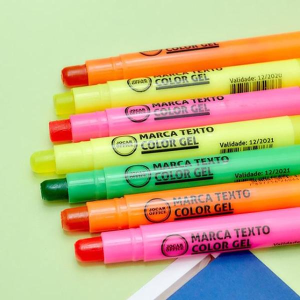 Imagem de Marca Texto em Gel Neon Jocar Office