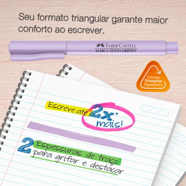 Imagem de Marca-texto Faber-Castell - Grifpen Pastel (Unidade)