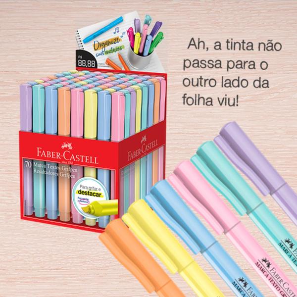 Imagem de Marca-texto Faber-Castell - Grifpen Pastel (Unidade)