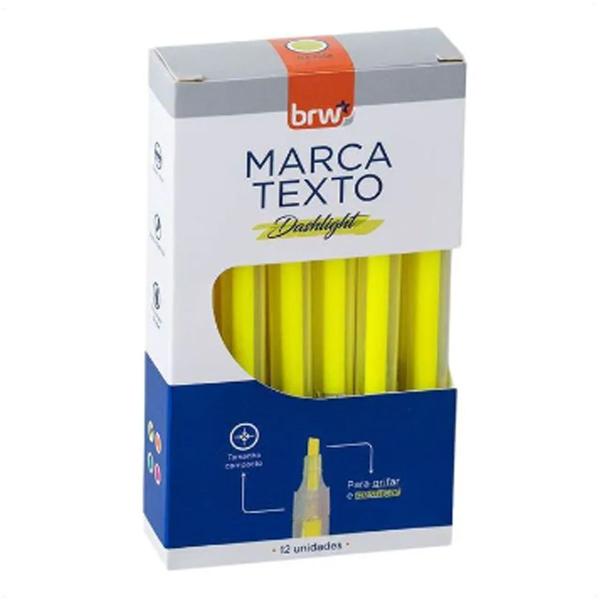 Imagem de Marca Texto Fluorescente Dashlight Amarelo Caixa Com 12 Unidades