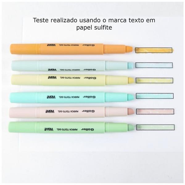 Imagem de Marca Texto Gel Wow Cor Pastel Com 6 Unidades Göller