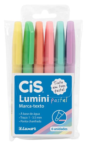 Imagem de Marca Texto Lumini Pastel-c/ 6 Cores-Cis