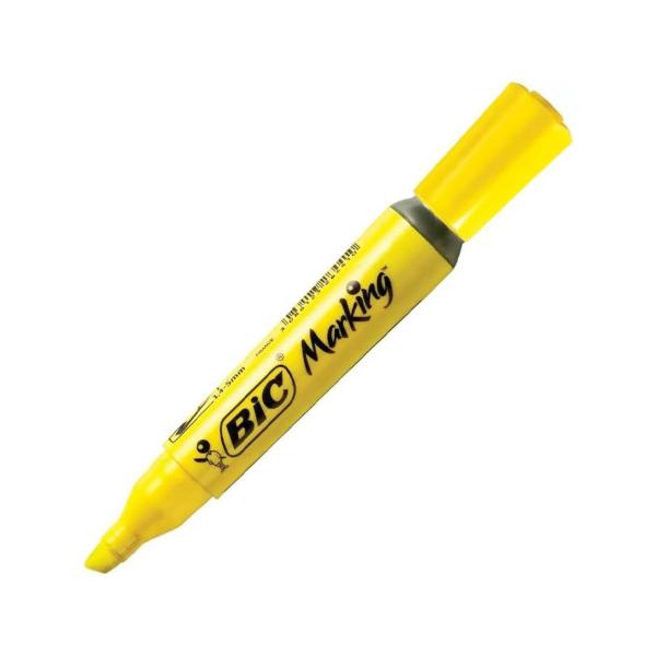 Imagem de Marca Texto, Marking, Amarelo Fluorescente, 12 Unidades - BIC