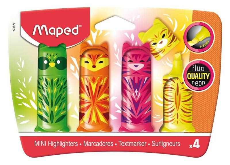 Imagem de Marca Texto Neon Peps Mini Friends Maped Com 4