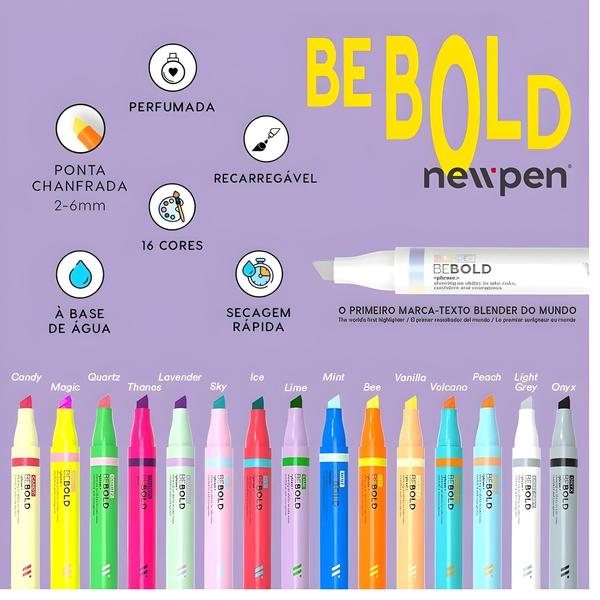 Imagem de Marca Texto Newpen Be Bold Perfumado Escolha a Cor