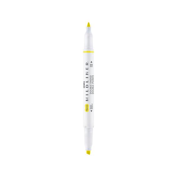 Imagem de Marca Texto  Ponta Dupla Zebra Mildliner Amarelo