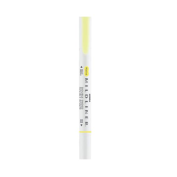 Imagem de Marca Texto  Ponta Dupla Zebra Mildliner Amarelo