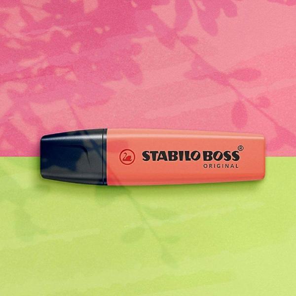 Imagem de Marca Texto Stabilo Boss Original Pastel Coral Ref. 70/140