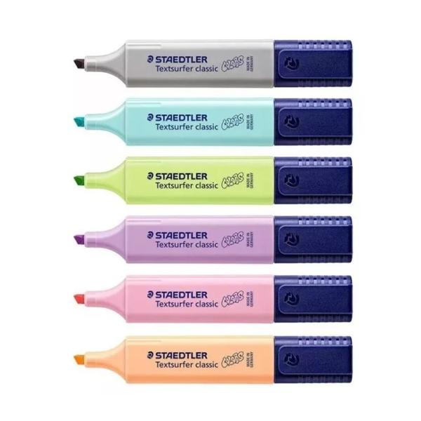 Imagem de Marca Texto Staedtler Textsurfer Classic Pastel 6 Cores