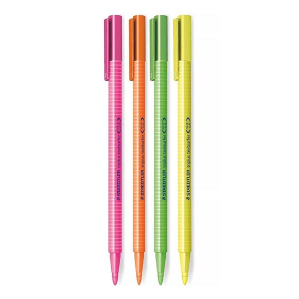 Imagem de Marca Texto Staedtler Triplus Highlighter 1-4mm 4cores