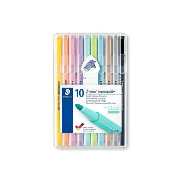 Imagem de Marca Texto Staedtler Triplus Pastel 10 Cores