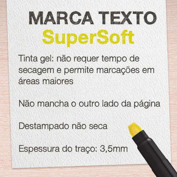 Imagem de Marca-Texto Supersoft Gel Amarelo Faber-Castell