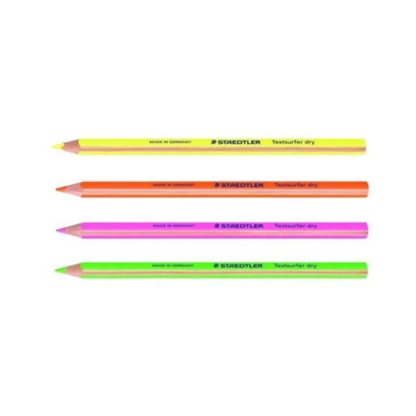 Imagem de Marca-texto Triangular Neon Staedtler Textsurfer Dry Unidade