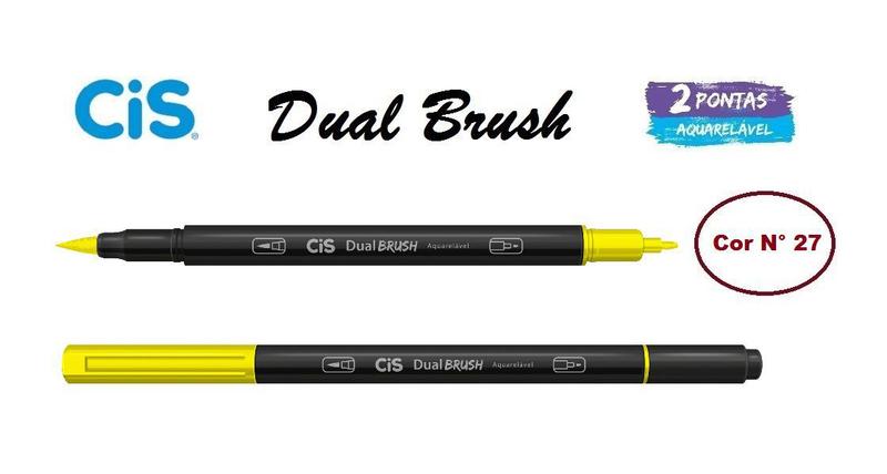 Imagem de Marcador Artístico Aquarelável Cis Dual Brush Cor nº 00 a 30