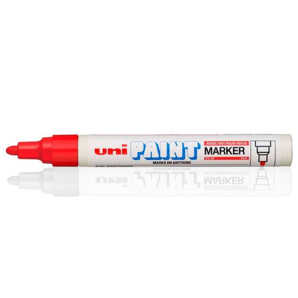 Imagem de Marcador Caneta Permanente Uni Paint Marker  PX20 Red