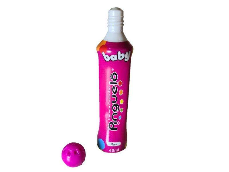 Imagem de Marcador De Bingo Caneta Carimbo Baby Pinguelô 40ml Rosa - Pinguelo