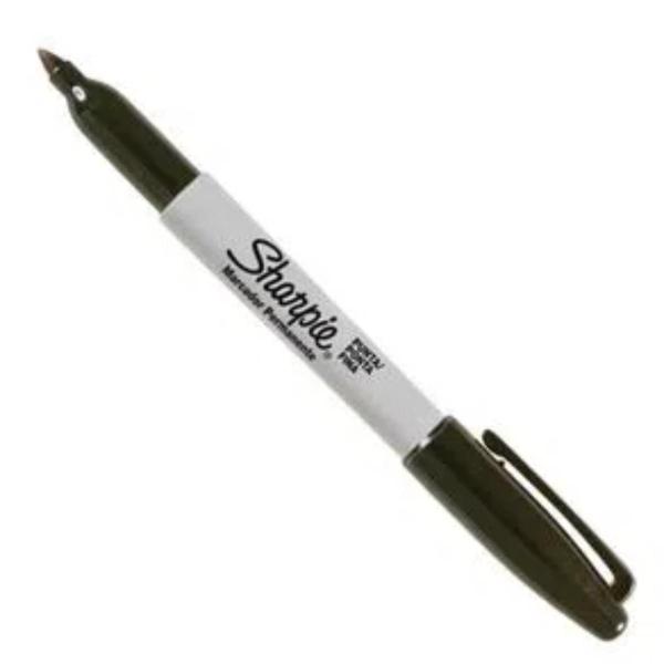 Marcador Permanente Sharpie Preto- Caixa com 12 unidades Imagem de Marcador Permanente Sharpie Preto- Caixa com 12 unidades