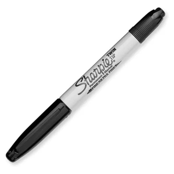 Imagem de Marcador Permanente Sharpie Twin Tip 8 Cores Duas Pontas Multiuso