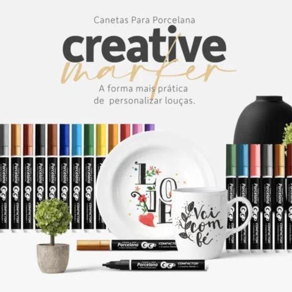 Marcador Porcelana- Creative - Compactor Imagem de Marcador Porcelana- Creative - Compactor