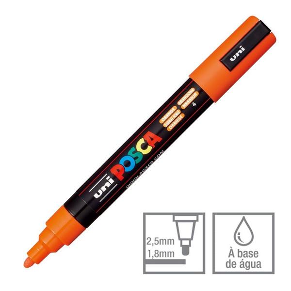 Imagem de Marcador Posca Uni-ball Pc-5m Laranja 4 7.5150 1 ed