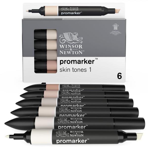 Imagem de Marcador Promarker 06 Tons de Pele Set 1 Winsor & Newton