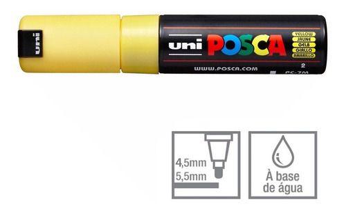 Imagem de Marcador Uni Posca PC-7M amarela