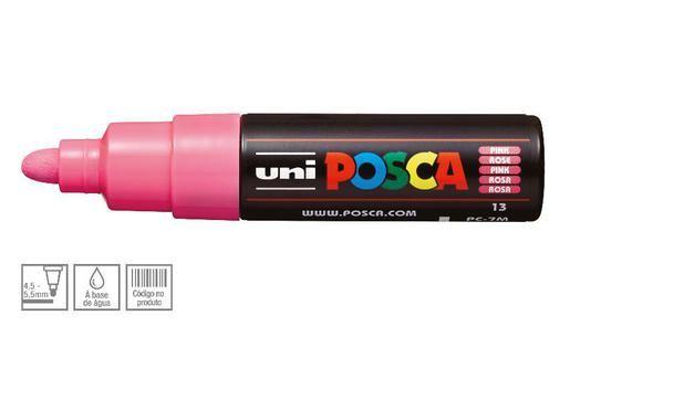 Imagem de Marcador Uni Posca PC-7M rosa