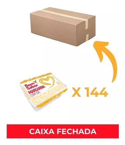 Margarina Bom Sabor 10g Blister Sachê 144un - Caixa Fechada Imagem de Margarina Bom Sabor 10g Blister Sachê 144un - Caixa Fechada