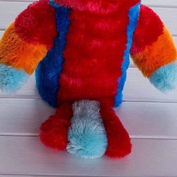 Imagem de Marionete de pelúcia Wokex Soft Animals Puppet Bird Parrot 28 cm