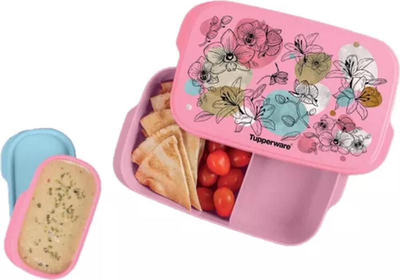 Imagem de Marmita basic line divisórias divisórias slin orquídea da tupperware 