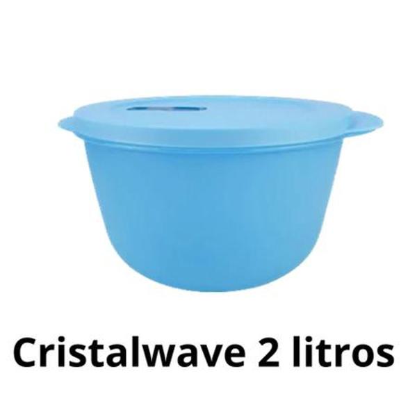 Imagem de MARMITA CRISTALWAVE AZUL 2 LITROS  Da Tupperware