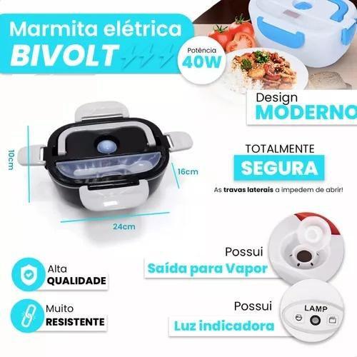 Marmita Elétrica 12v Compacta: Ideal para quem Vive na Correria 110v - DK Imagem de Marmita Elétrica 12v Compacta: Ideal para quem Vive na Correria 110v