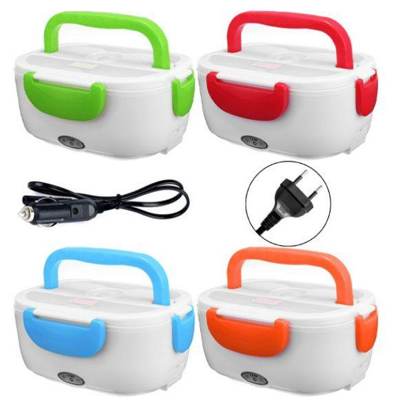 Marmita Elétrica 2em1 Veicular 12V e Tomada Bivolt Comida Quente no Carro Uber Taxi - MARMITA CARRO E TOMADA Imagem de Marmita Elétrica 2em1 Veicular 12V e Tomada Bivolt Comida Quente no Carro Uber Taxi