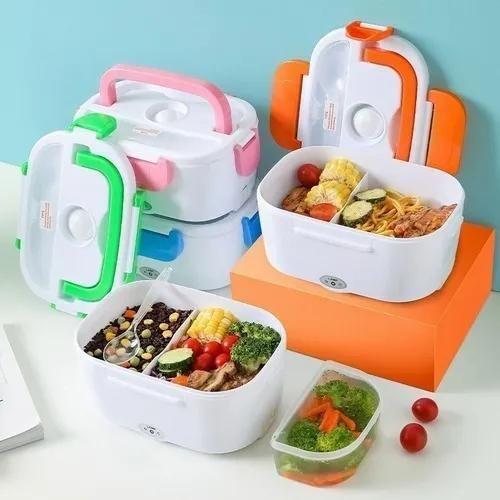 Marmita Eletrica Automatica Lancheira Com Divisoria 110v Lar Para Almoço ou Janta - MARMITA TOMADA Imagem de Marmita Eletrica Automatica Lancheira Com Divisoria 110v Lar Para Almoço ou Janta