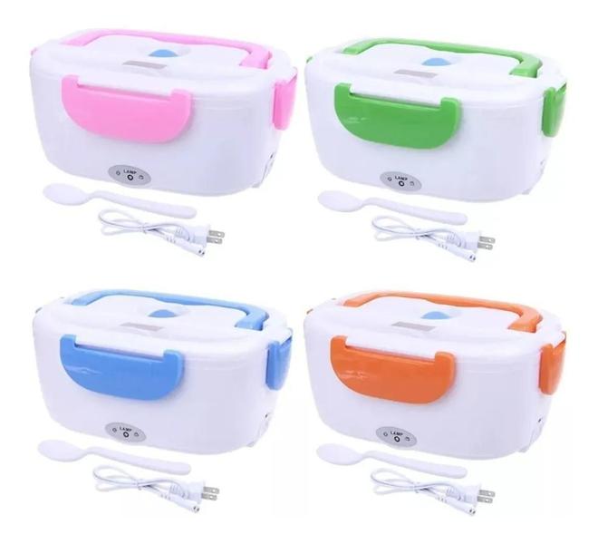 Marmita Eletrica Automatica Lancheira Com Divisoria 110v Lar Para Almoço ou Janta - MARMITA TOMADA Imagem de Marmita Eletrica Automatica Lancheira Com Divisoria 110v Lar Para Almoço ou Janta