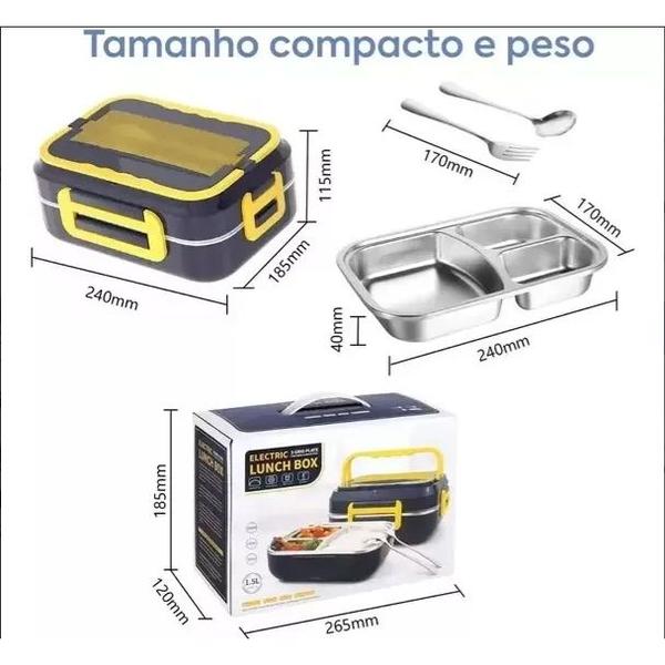 Imagem de Marmita Elétrica Carro Casa Portátil Bivolt Automática 110v/