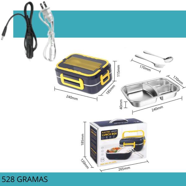 Imagem de Marmita Elétrica Inox Para Veículo e Caminhão Bivolt
